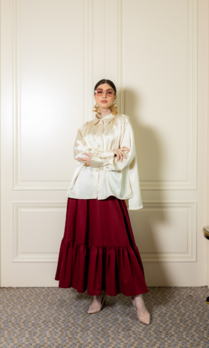 Lady Skirt in Maroon