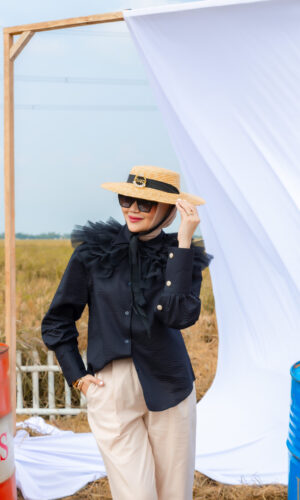 DAISY SHIRT IN BLACK