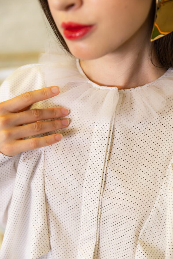 ODELIA BLOUSE IN WHITE - Image 3