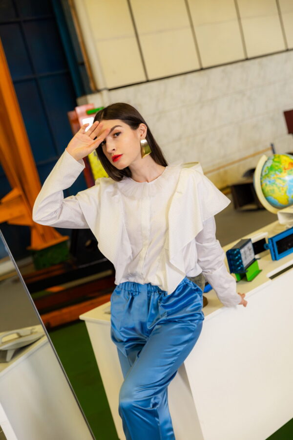 ODELIA BLOUSE IN WHITE - Image 6